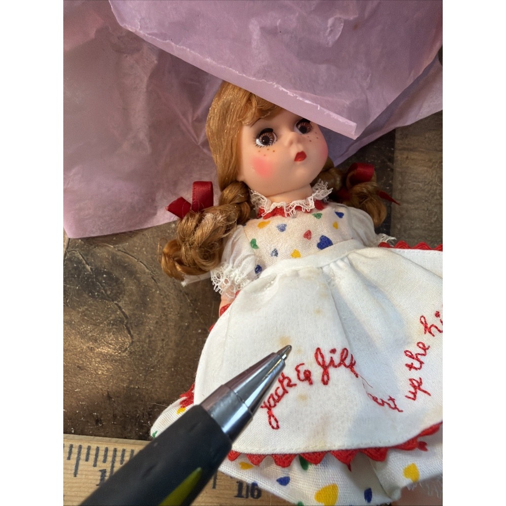 Vintage Madame‎ Alexander Jack and Jill 8" Dolls Storyland Box Wear Stain 1987 - Picture 15 of 16